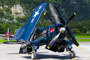 The Flying Bulls Vought F4U-4 Corsair (OE-EAS) at  Mollis, Switzerland