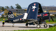 The Flying Bulls Vought F4U-4 Corsair (OE-EAS) at  Mollis, Switzerland