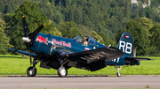 The Flying Bulls Vought F4U-4 Corsair (OE-EAS) at  Mollis, Switzerland