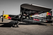 The Flying Bulls Pilatus PC-6/B2-H2 Turbo Porter (OE-EMD) at  Salzburg - W. A. Mozart, Austria