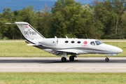 GlobeAir Cessna 510 Citation Mustang (OE-FBD) at  Basel-Mulhouse - EuroAirport, France