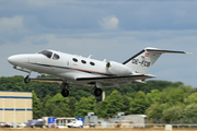 GlobeAir Cessna 510 Citation Mustang (OE-FCB) at  Farnborough, United Kingdom