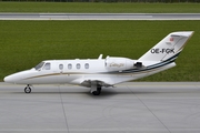 Salzburg Jet Aviation Cessna 525 CitationJet (OE-FGK) at  Innsbruck - Kranebitten, Austria