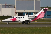 Pink Sparrow Cessna 525 CitationJet (OE-FMU) at  Hamburg - Fuhlsbuettel (Helmut Schmidt), Germany