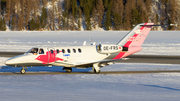 Pink Sparrow Cessna 525A Citation CJ2 (OE-FRS) at  Samedan - St. Moritz, Switzerland