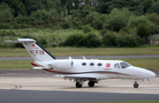 GlobeAir Cessna 510 Citation Mustang (OE-FZB) at  Farnborough, United Kingdom