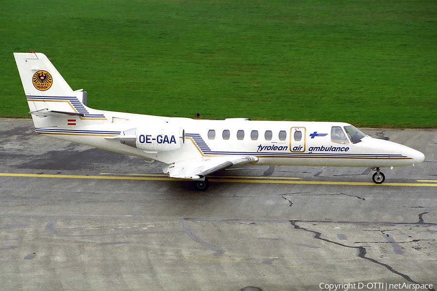 Tyrol Air Ambulance Cessna 560 Citation V (OE-GAA) | Photo 144431