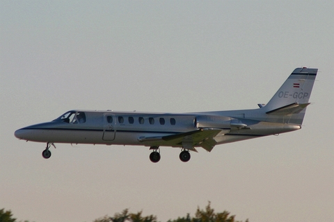 Krono Air Cessna 560 Citation V (OE-GCP) at  Luxembourg - Findel, Luxembourg
