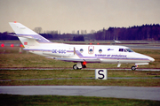 Tyrolean Jet Service Dassault Falcon 10 (OE-GSC) at  Hamburg - Fuhlsbuettel (Helmut Schmidt), Germany