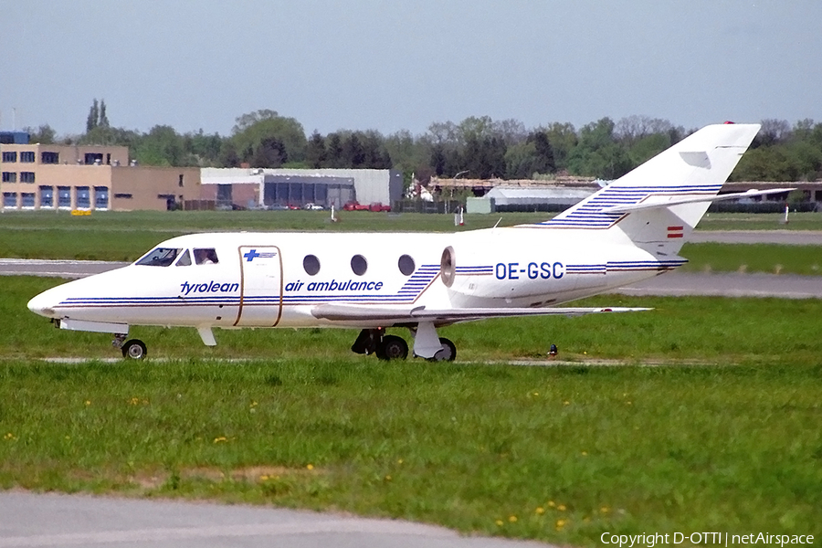 Tyrolean Jet Service Dassault Falcon 10 (OE-GSC) | Photo 142937