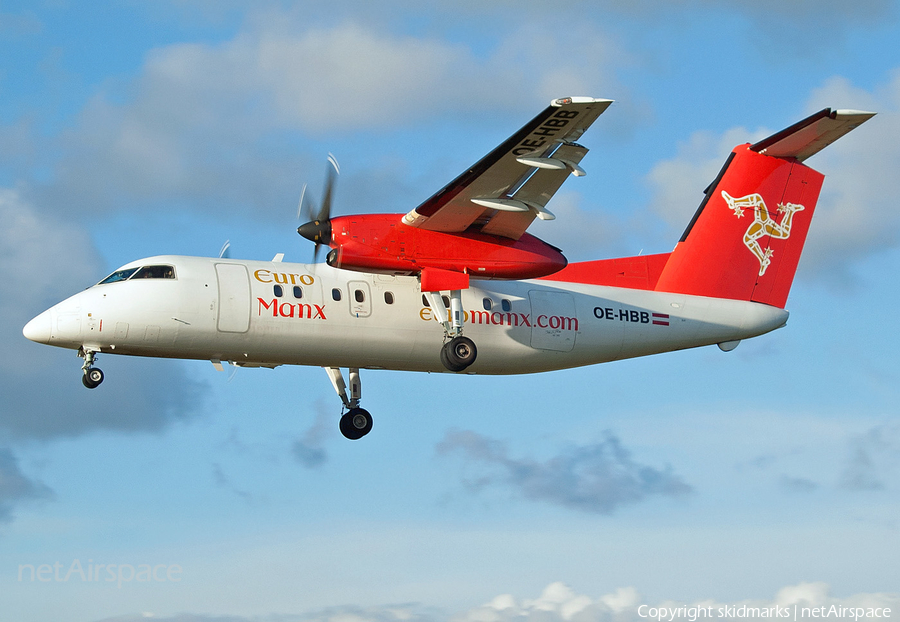 Euromanx Airways de Havilland Canada DHC-8-201Q (OE-HBB) | Photo 104656