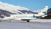 MJet Gulfstream G200 (OE-HGS) at  Samedan - St. Moritz, Switzerland