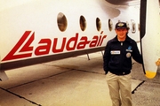 Lauda Air Fokker F27-100 Friendship (OE-HLA) at  Salzburg - W. A. Mozart, Austria