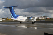 Austrojet de Havilland Canada DHC-8-102A (OE-HWG) at  Cascais Municipal - Tires, Portugal