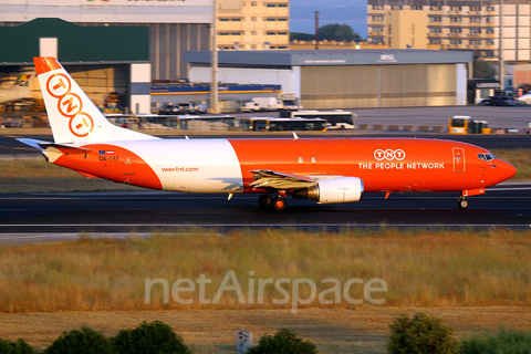 TNT Airways Boeing 737-4Q8(SF) (OE-IAE) at  Lisbon - Portela, Portugal