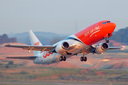 TNT Airways Boeing 737-4M0(SF) (OE-IAQ) at  Liege - Bierset, Belgium