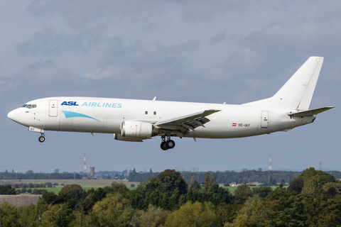 ASL Airlines Belgium Boeing 737-4Q8(SF) (OE-IAY) at  Liege - Bierset, Belgium