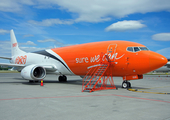 TNT Airways Boeing 737-408(SF) (OE-IBW) at  Oslo - Gardermoen, Norway