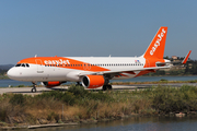 easyJet Europe Airbus A320-214 (OE-ICU) at  Corfu - International, Greece