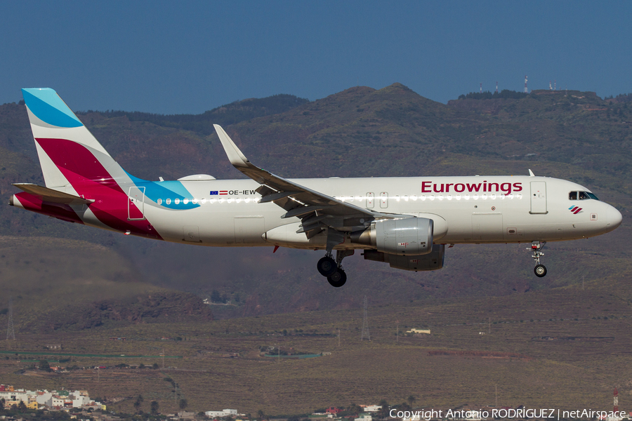 Eurowings Europe Airbus A320-214 (OE-IEW) | Photo 303690