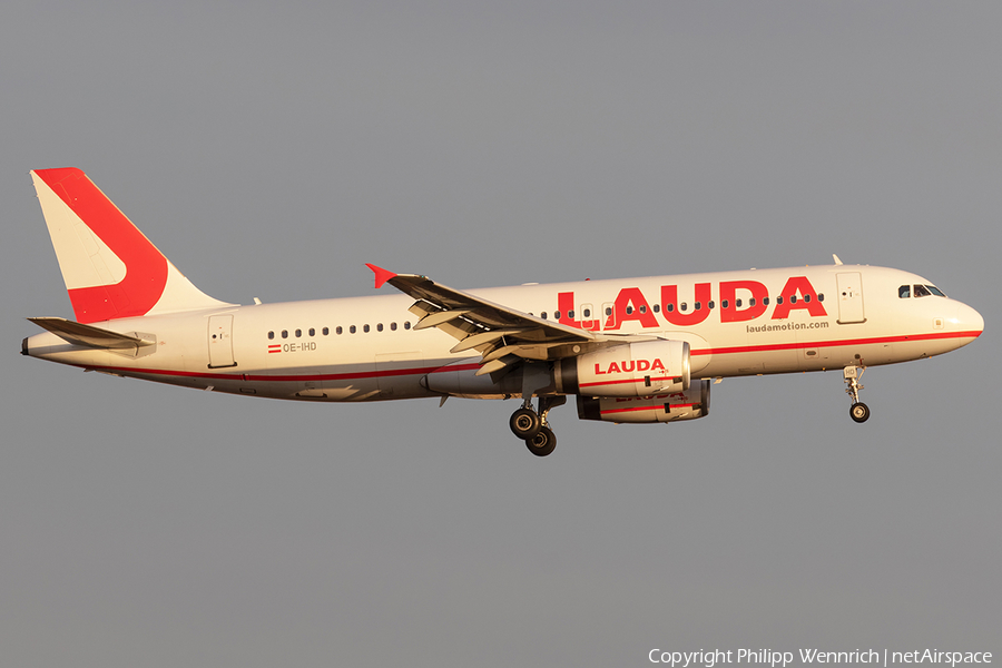 LaudaMotion Airbus A320-232 (OE-IHD) | Photo 358604