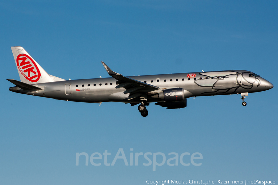 Niki Embraer ERJ-190LR (ERJ-190-100LR) (OE-IHD) | Photo 121609