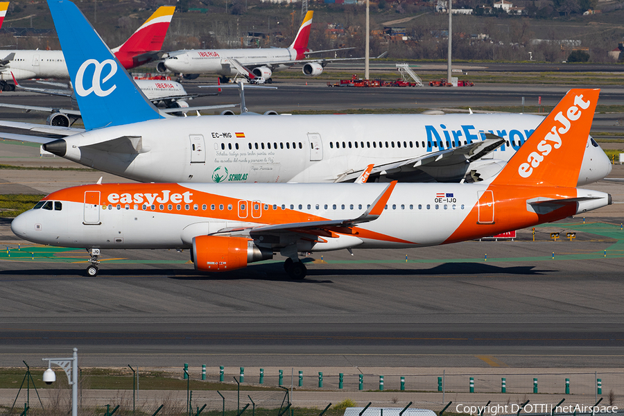 easyJet Europe Airbus A320-214 (OE-IJQ) | Photo 375025