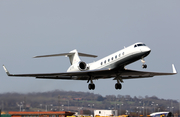 Global Jet Austria Gulfstream G-V-SP (G550) (OE-IPE) at  London - Luton, United Kingdom