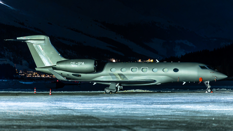 MJet Gulfstream VII G500 (OE-IPM) at  Samedan - St. Moritz, Switzerland