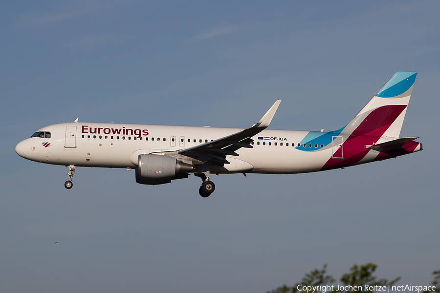 Eurowings Europe Airbus A320-214 (OE-IQA) | Photo 171404