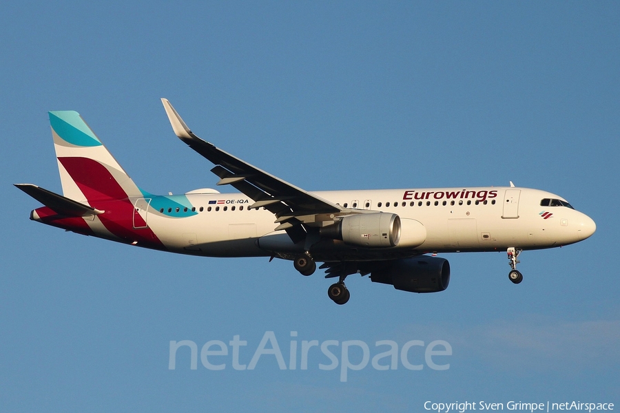 Eurowings Europe Airbus A320-214 (OE-IQA) | Photo 181477