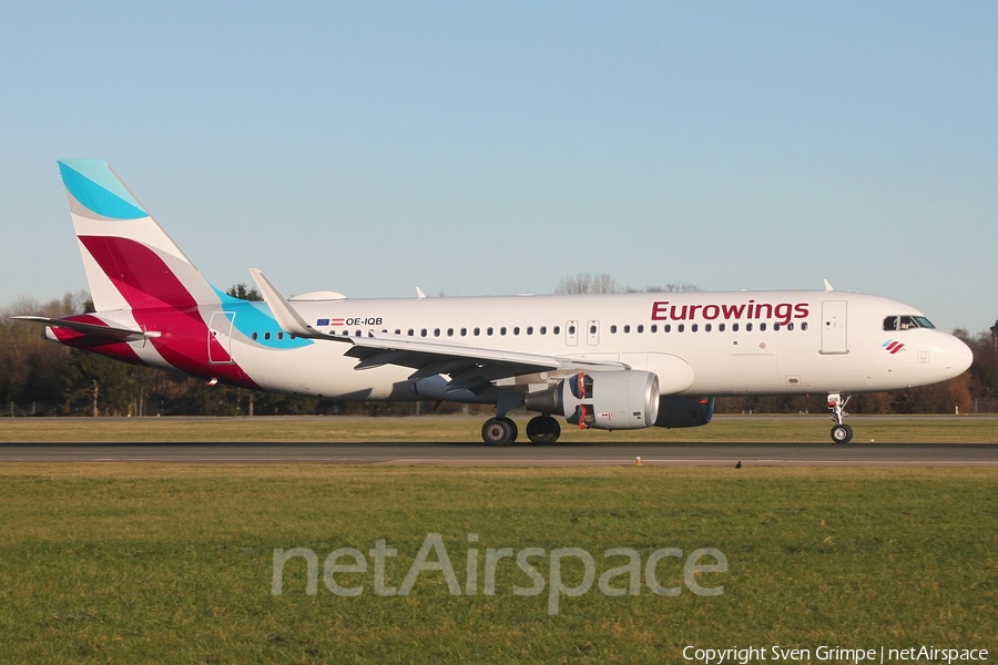 Eurowings Europe Airbus A320-214 (OE-IQB) | Photo 210108