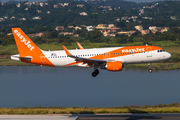 easyJet Europe Airbus A320-214 (OE-IVU) at  Corfu - International, Greece