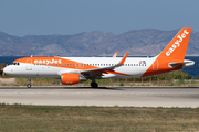 easyJet Europe Airbus A320-214 (OE-IWW) at  Rhodes, Greece