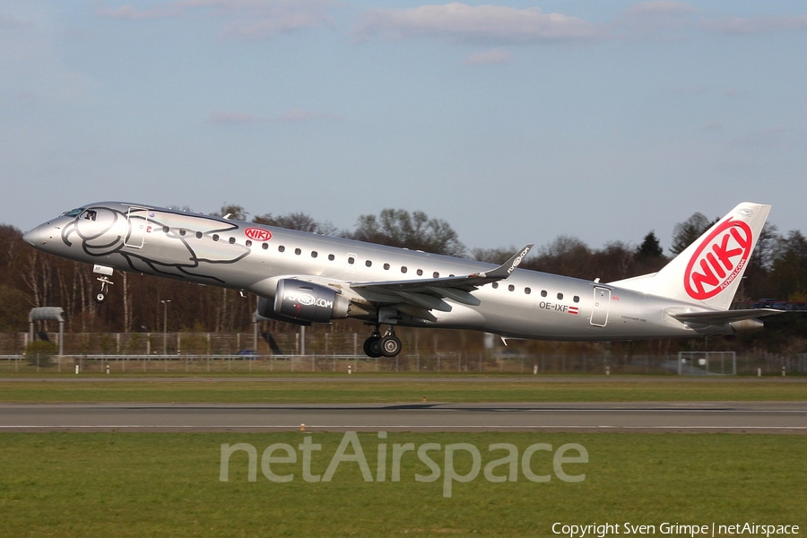 Niki Embraer ERJ-190LR (ERJ-190-100LR) (OE-IXF) | Photo 74304