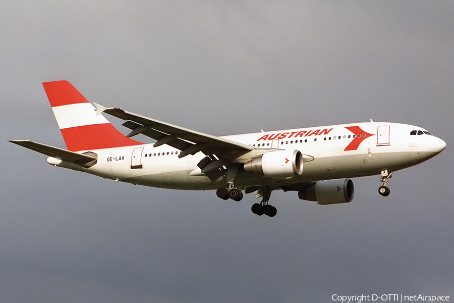 Austrian Airlines Airbus A310-324 (OE-LAA) | Photo 179495