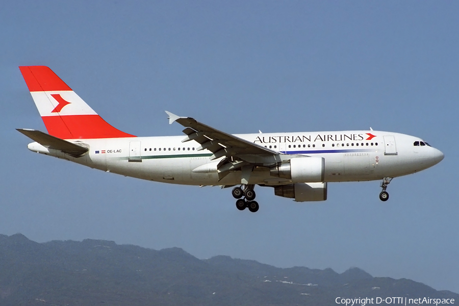 Austrian Airlines Airbus A310-324 (OE-LAC) | Photo 381147