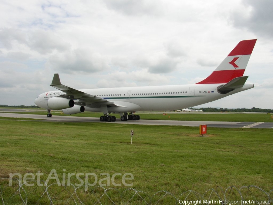 Austrian Airlines Airbus A340-313X (OE-LAK) | Photo 14881