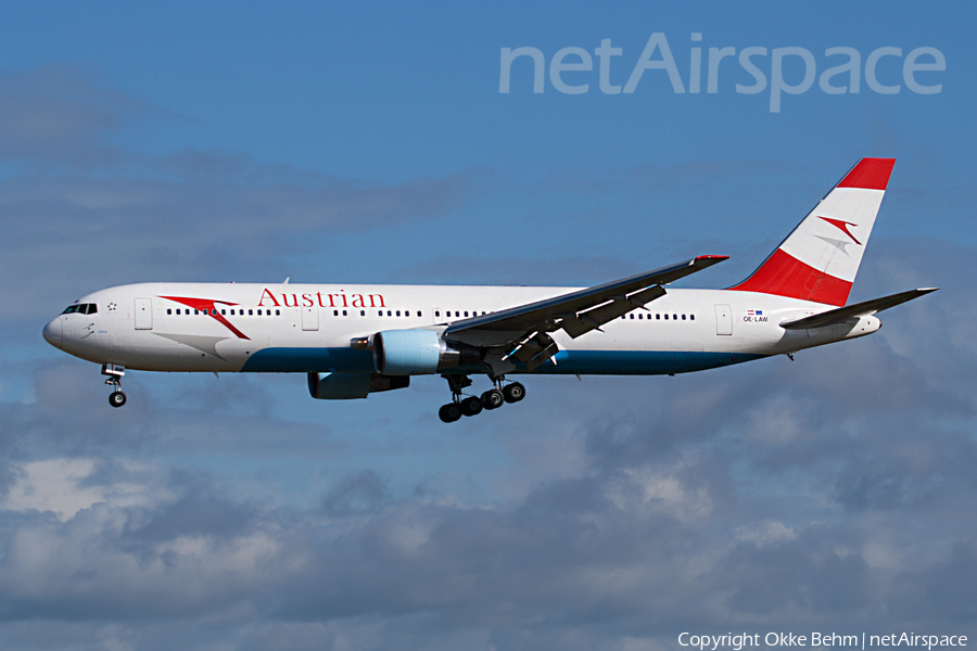 Austrian Airlines Boeing 767-3Z9(ER) (OE-LAW) | Photo 72560