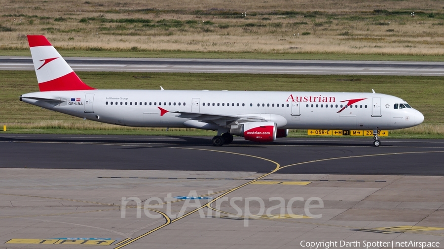 Austrian Airlines Airbus A321-111 (OE-LBA) | Photo 236993