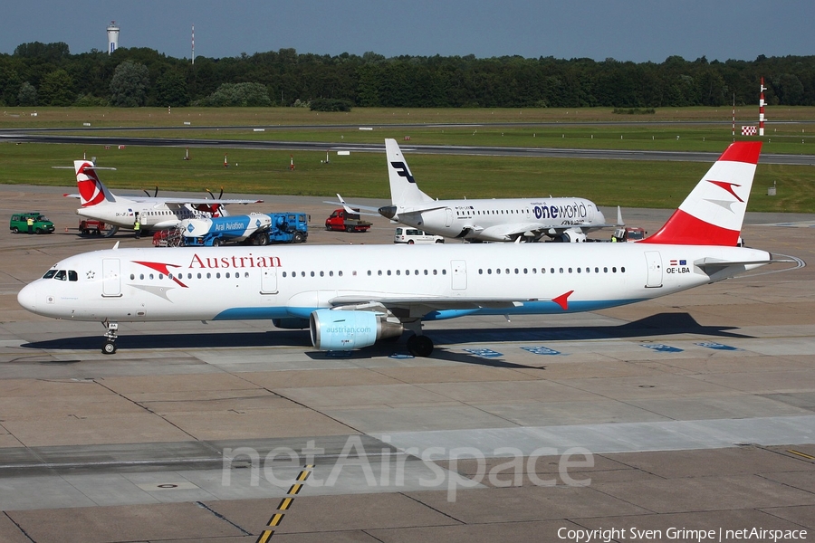 Austrian Airlines Airbus A321-111 (OE-LBA) | Photo 22498