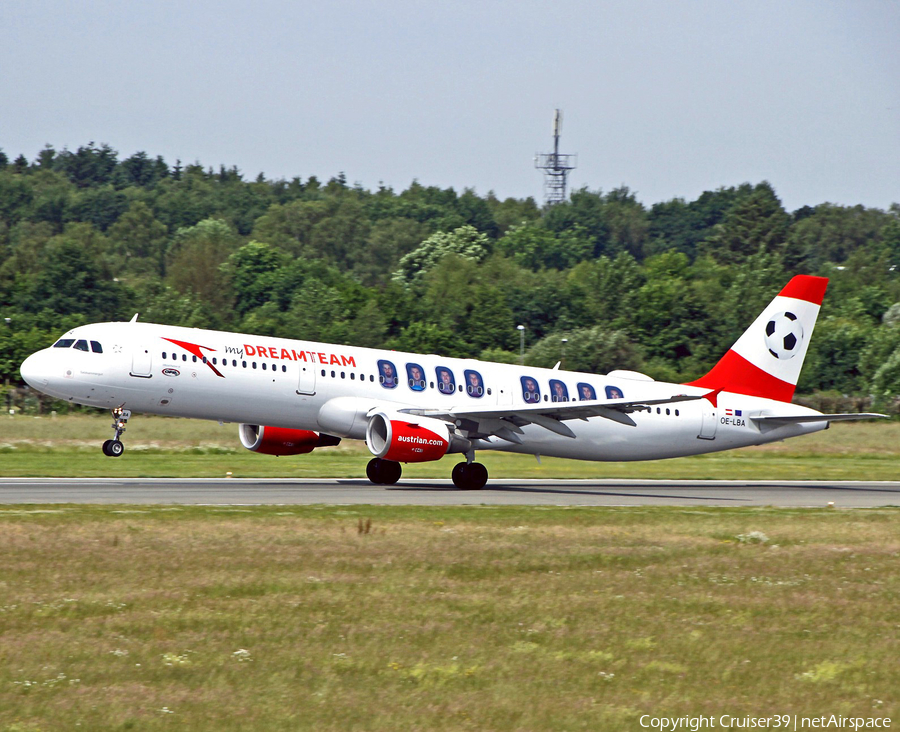 Austrian Airlines Airbus A321-111 (OE-LBA) | Photo 229741