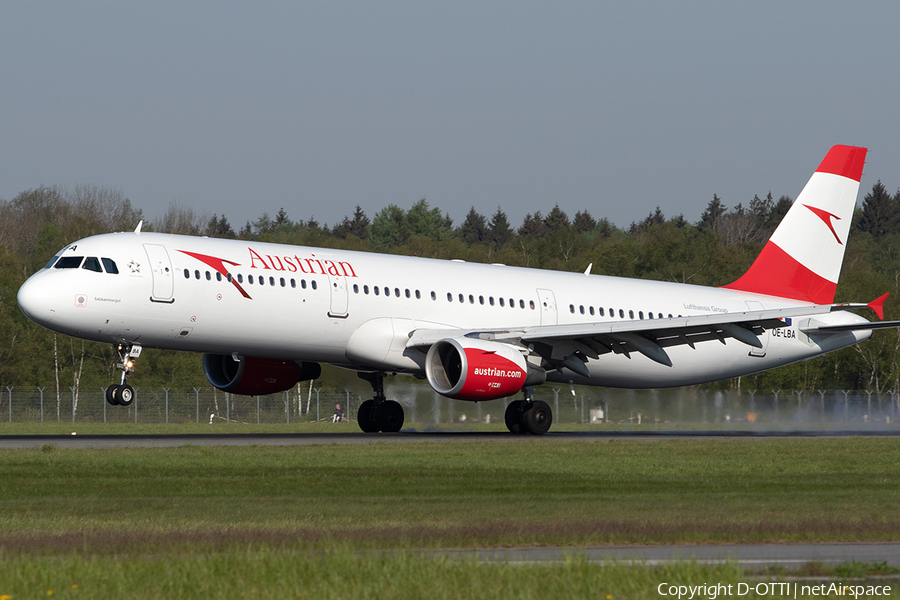 Austrian Airlines Airbus A321-111 (OE-LBA) | Photo 555675
