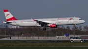 Austrian Airlines Airbus A321-111 (OE-LBB) at  Amsterdam - Schiphol, Netherlands