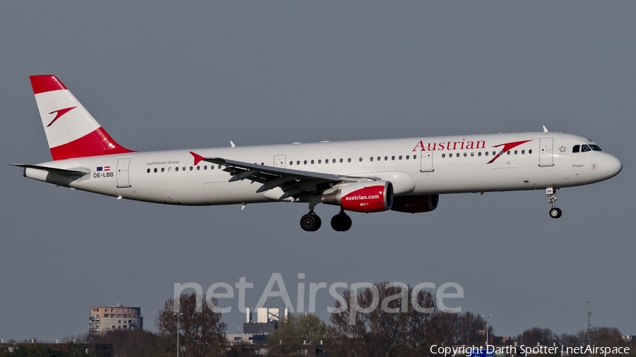 Austrian Airlines Airbus A321-111 (OE-LBB) | Photo 235495