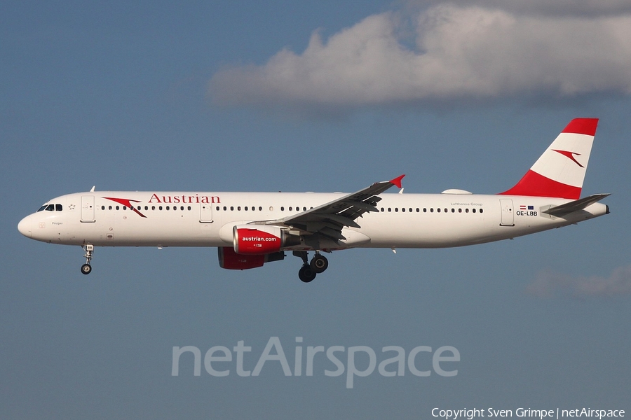 Austrian Airlines Airbus A321-111 (OE-LBB) | Photo 247721