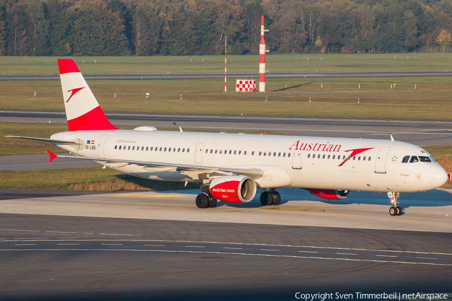 Austrian Airlines Airbus A321-111 (OE-LBB) | Photo 269375