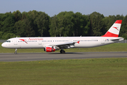 Austrian Airlines Airbus A321-111 (OE-LBB) at  Hamburg - Fuhlsbuettel (Helmut Schmidt), Germany