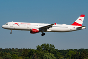 Austrian Airlines Airbus A321-111 (OE-LBB) at  Hamburg - Fuhlsbuettel (Helmut Schmidt), Germany