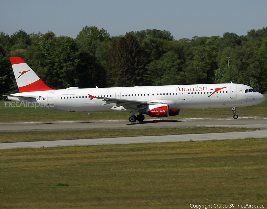 Austrian Airlines Airbus A321-111 (OE-LBB) | Photo 522835